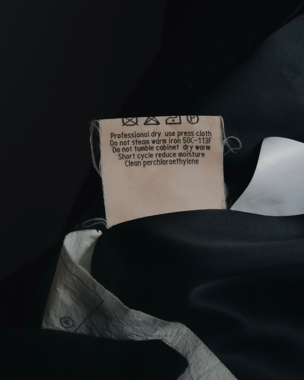 "GIORGIO ARMANI" 90’s Minimalist draped maxi long coat