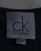 "CALVIN KLEIN" Layered sleeve gathered design pullover
