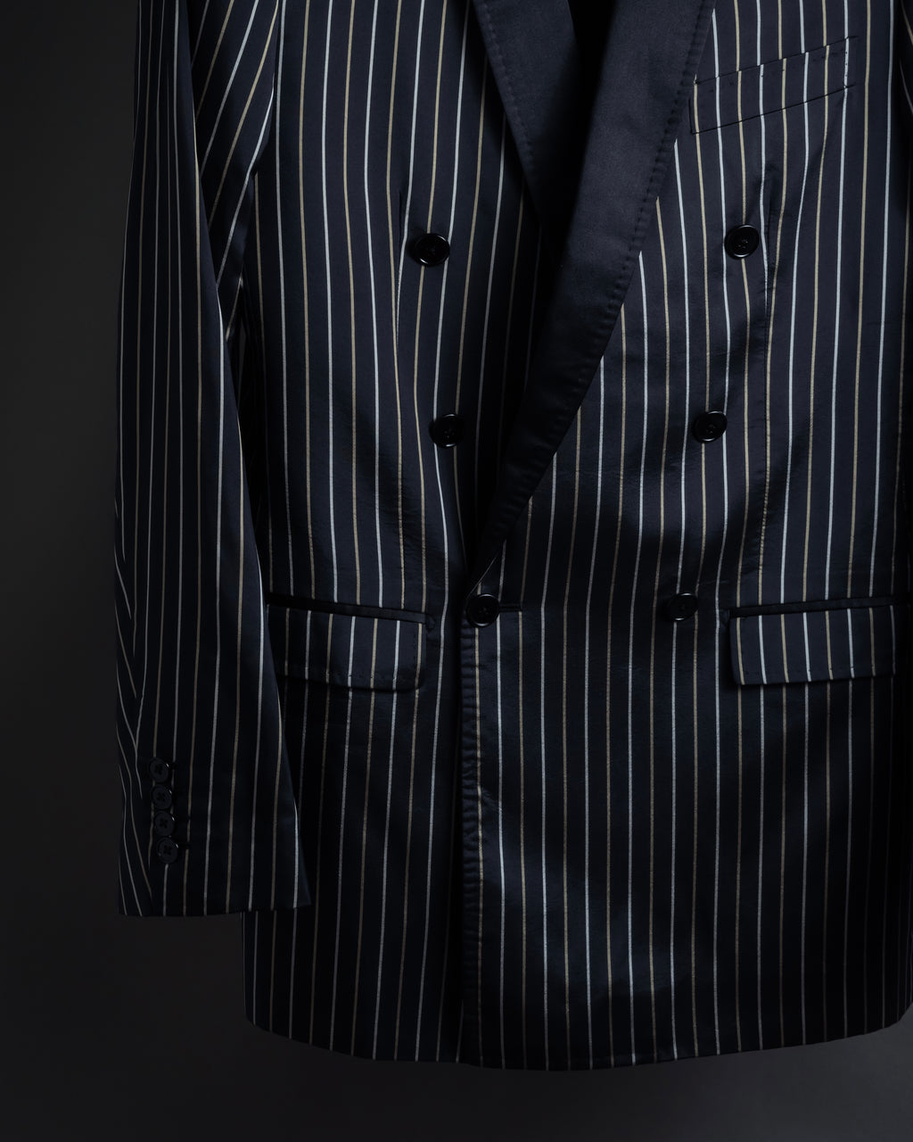 "Dolce & Gabbana" Silk design double-breasted tailored jacker