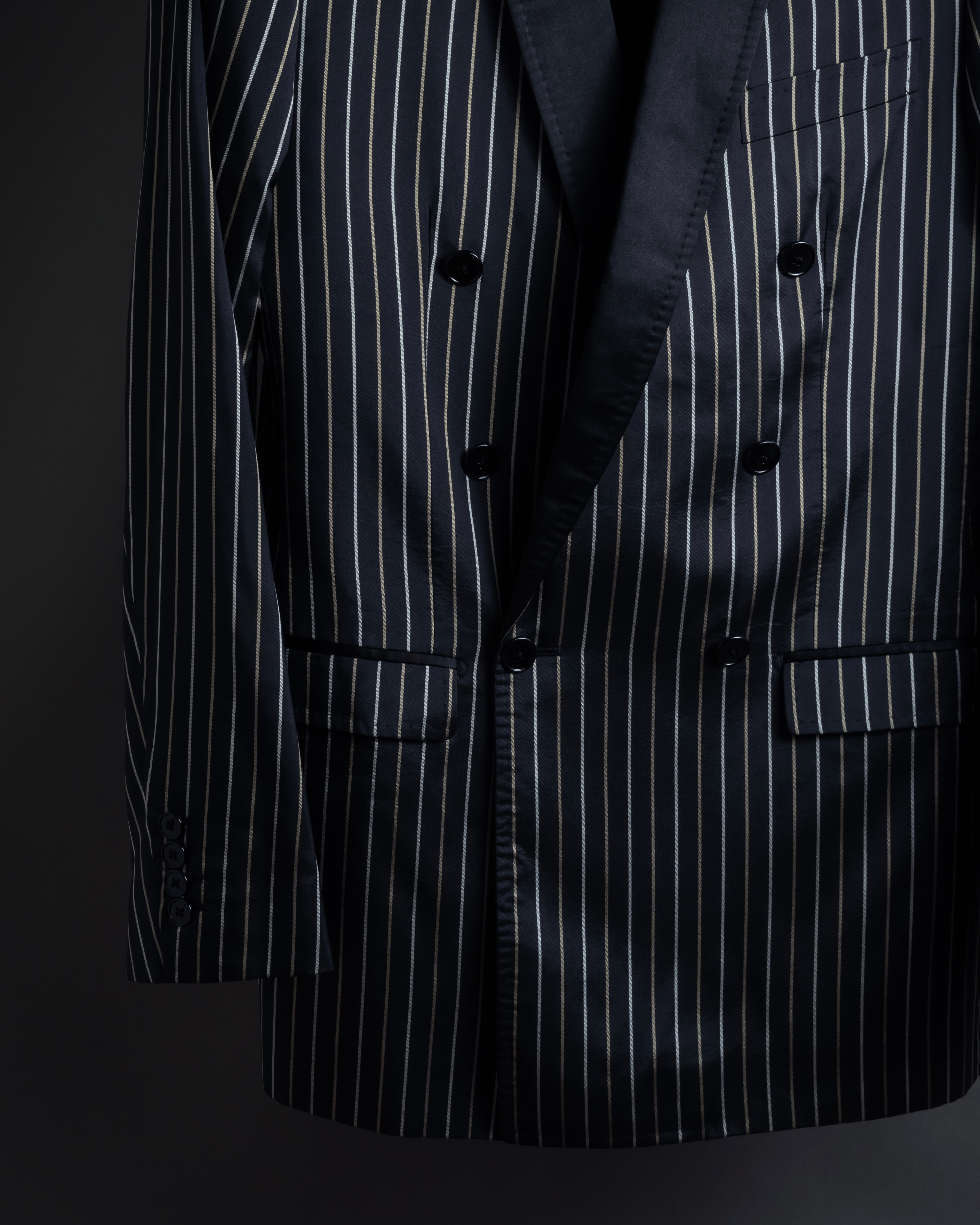 "Dolce & Gabbana" Silk design double-breasted tailored jacker