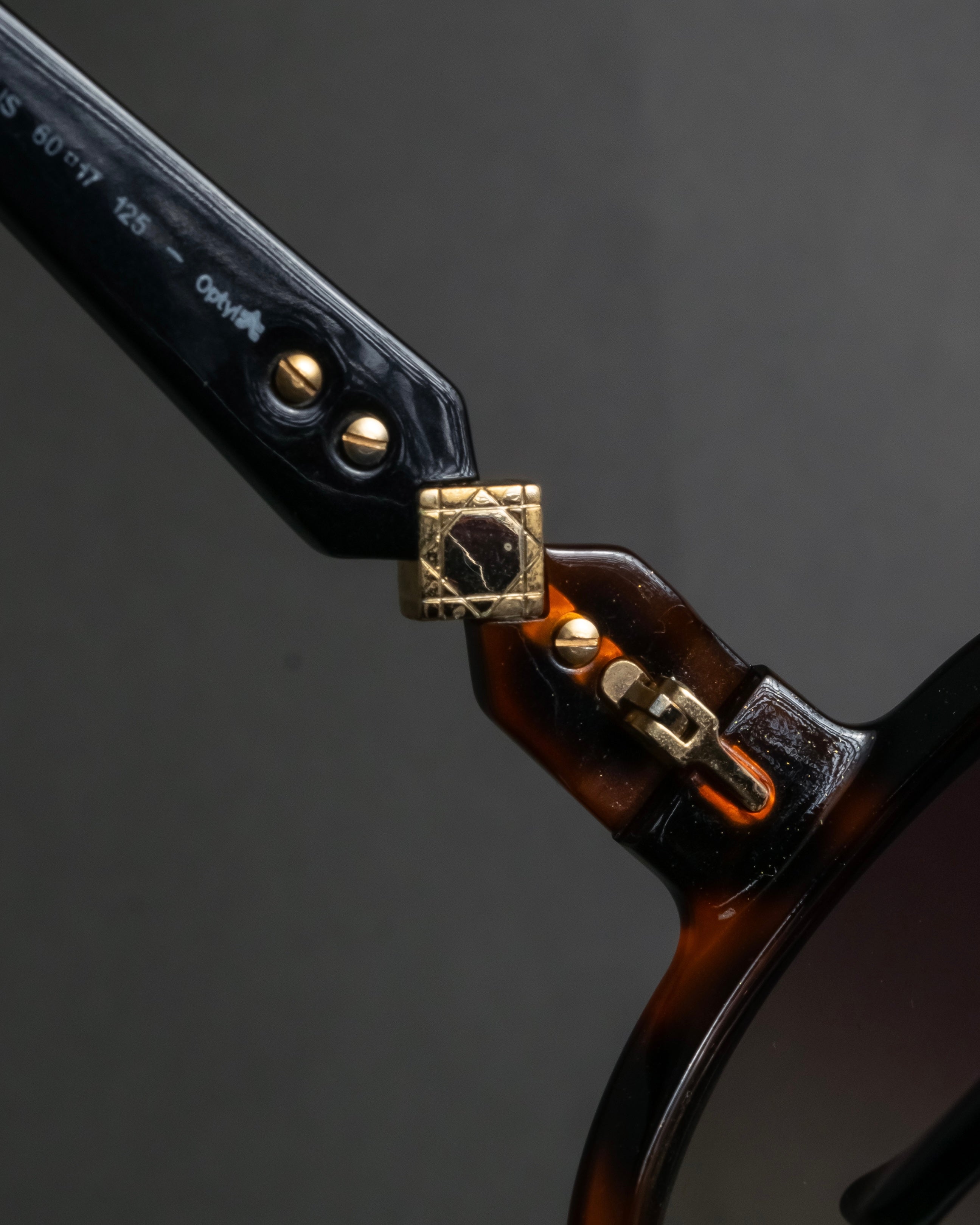 "Dior" Oversized tortoiseshell square sunglasses