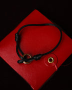 Cartier/ “Trinity” K18 Yellow & Pink & White Gold Cord Bracelet
