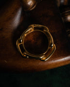 “HERMES” 90’s-00’s Chaine d’ancre scarf ring