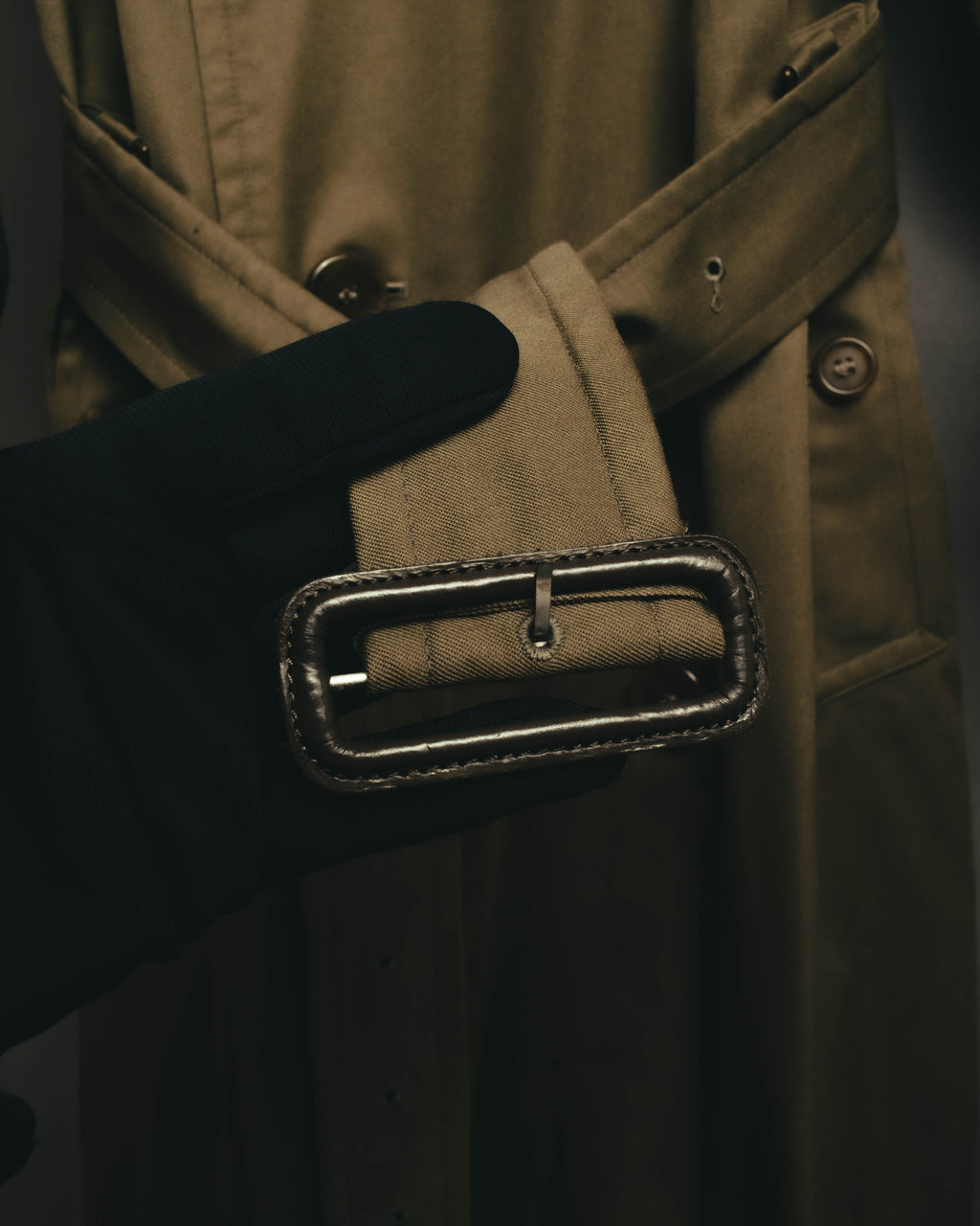 “Burberrys” 80’s Heritage check long trench coat