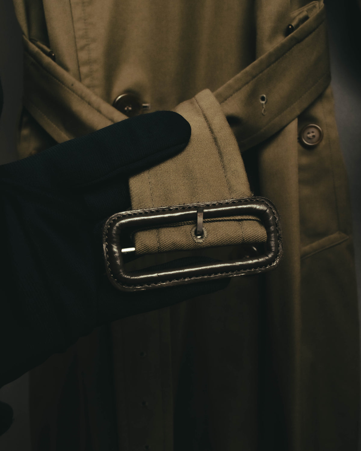 “Burberrys” 80’s Heritage check long trench coat
