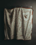 "Hermès" 90's Calligraphy print silk scarf