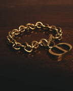 -SPECIAL- “DIOR” 2018-2025 Oversized CD charm chain bracelet