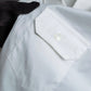 "BALENCIAGA" Gathered design box cut white shirt