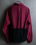 "JEAN PAUL GAULTIER FEMME"
 Waist different material switching design shirt