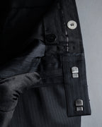 "GUCCI" 90's Elegant suiting pinstripe set up