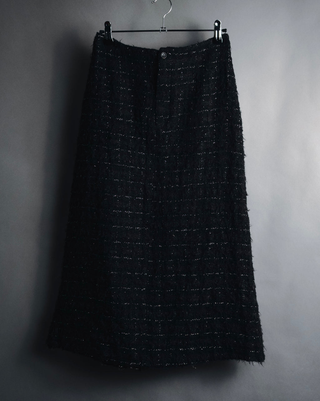 "tricot COMME des GARÇONS" 01AW textured tweed midi skirt