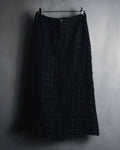 "tricot COMME des GARÇONS" 01AW textured tweed midi skirt