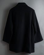 "Salvatore Ferragamo" 90's-00's Gancini motif design box silhouette jacket