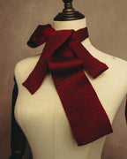 "Hermès" Silk knit scarf tied