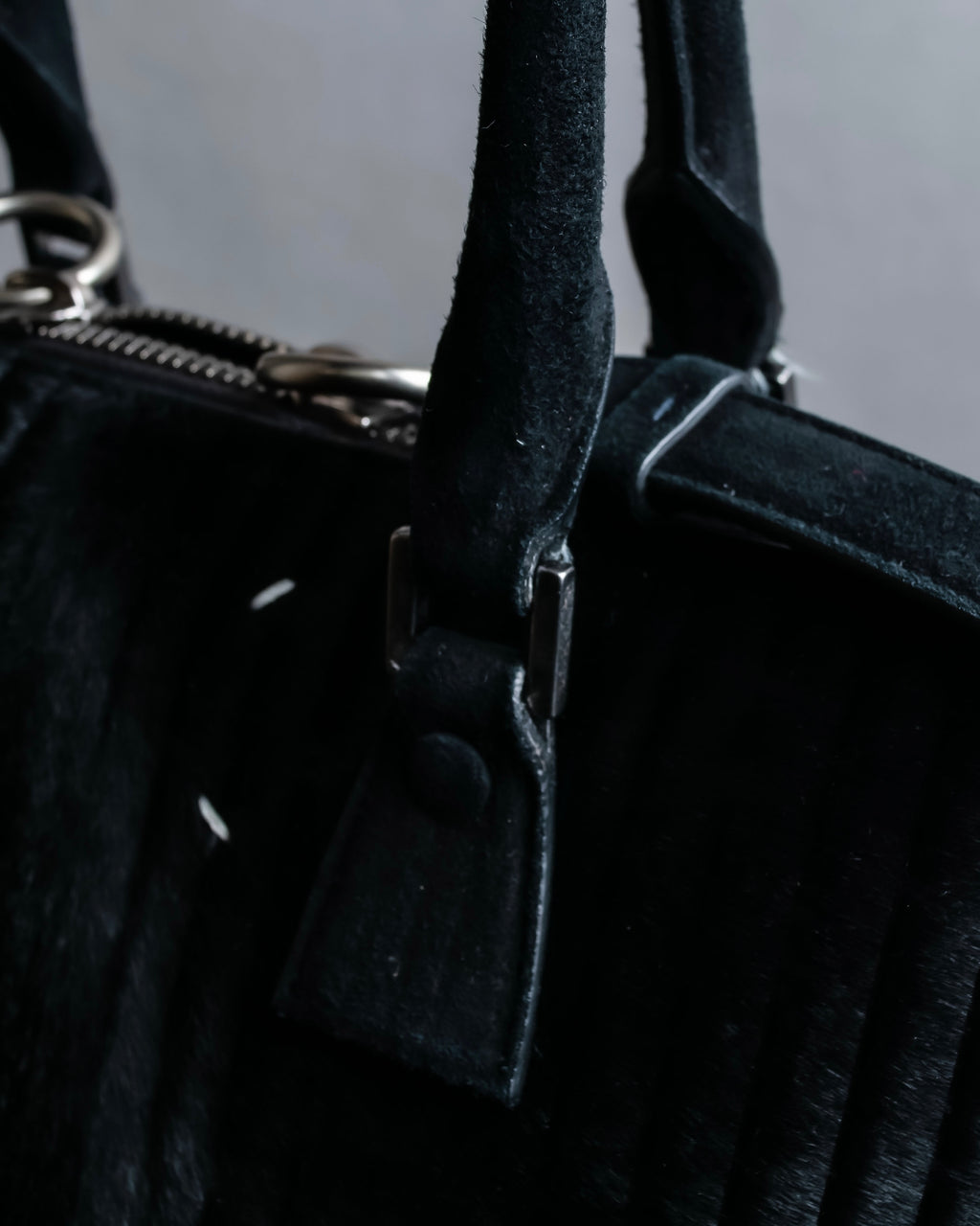 "MAISON MARGIELA" 5AC Harako leather corduroy combination 2way bag