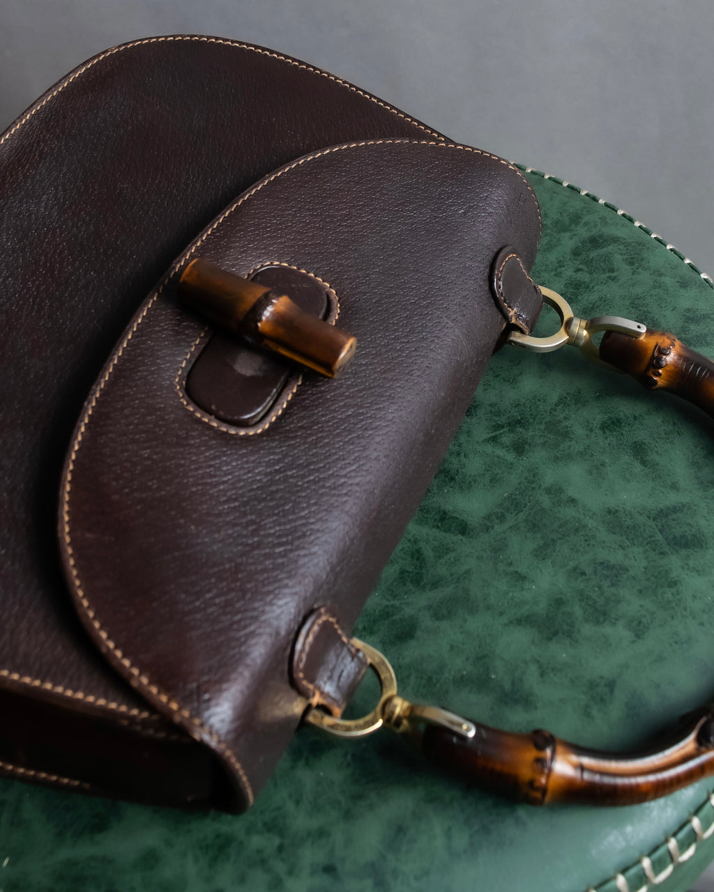 "GUCCI"「1947」 Bamboo handbag