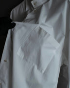 "JEAN PAUL GAULTIER" Cotton poplin stand-collar white shirt