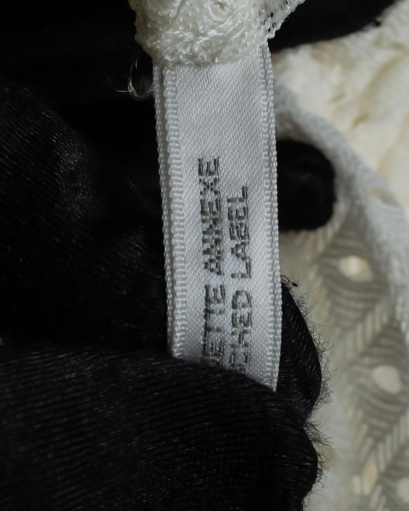 "YOHJI YAMAMOTO" 1992SS eyelet cutwork lace design long skirt