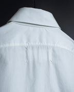 "MAISON MARGIELA" 20AW Long cuff design cotton white shirt