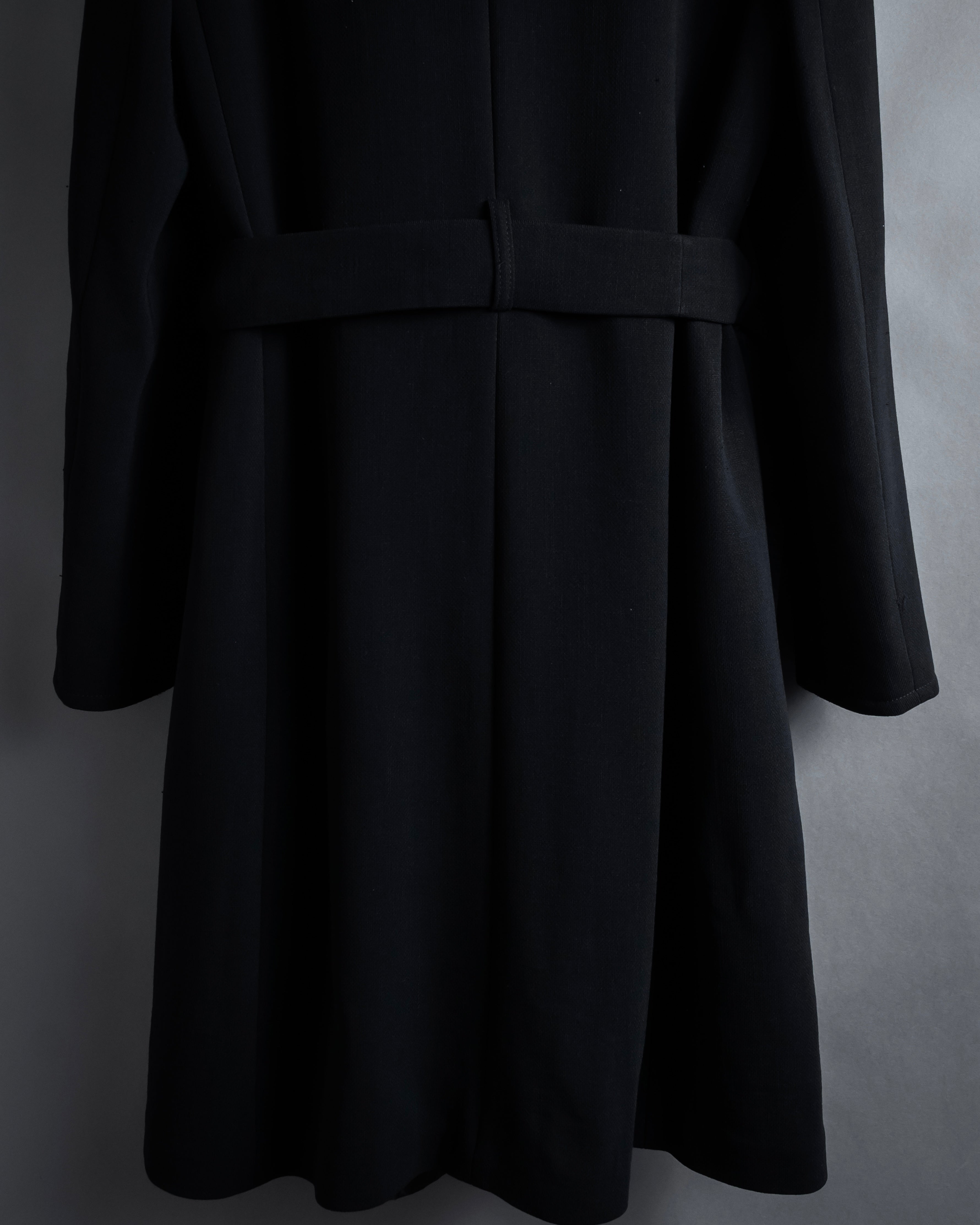 "Max Mara" Reversible belted collar coat