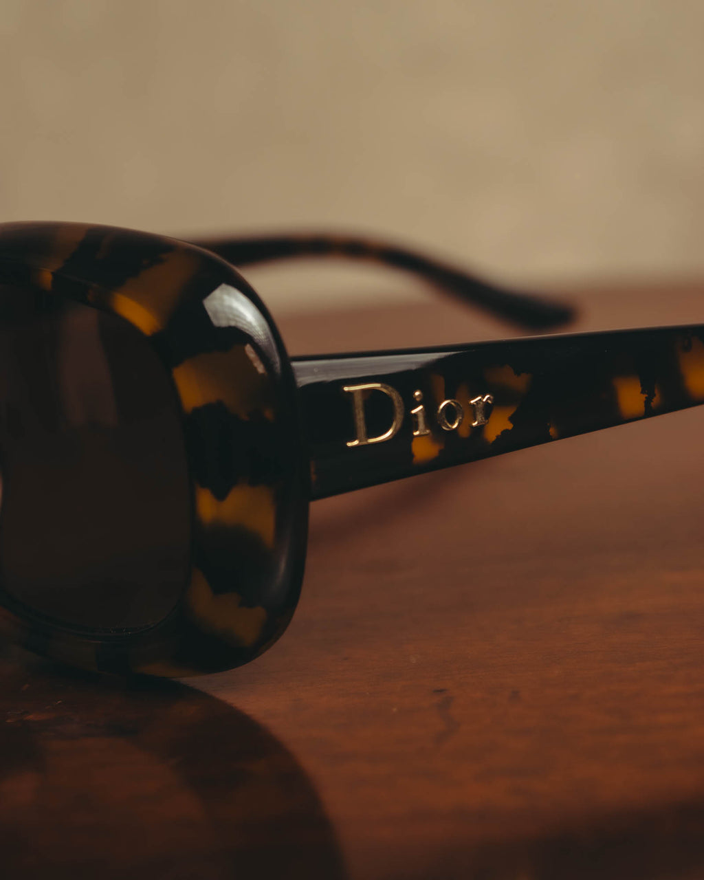 -SPECIAL- "Christian Dior" 90's Tortoiseshell oversized square sunglasses