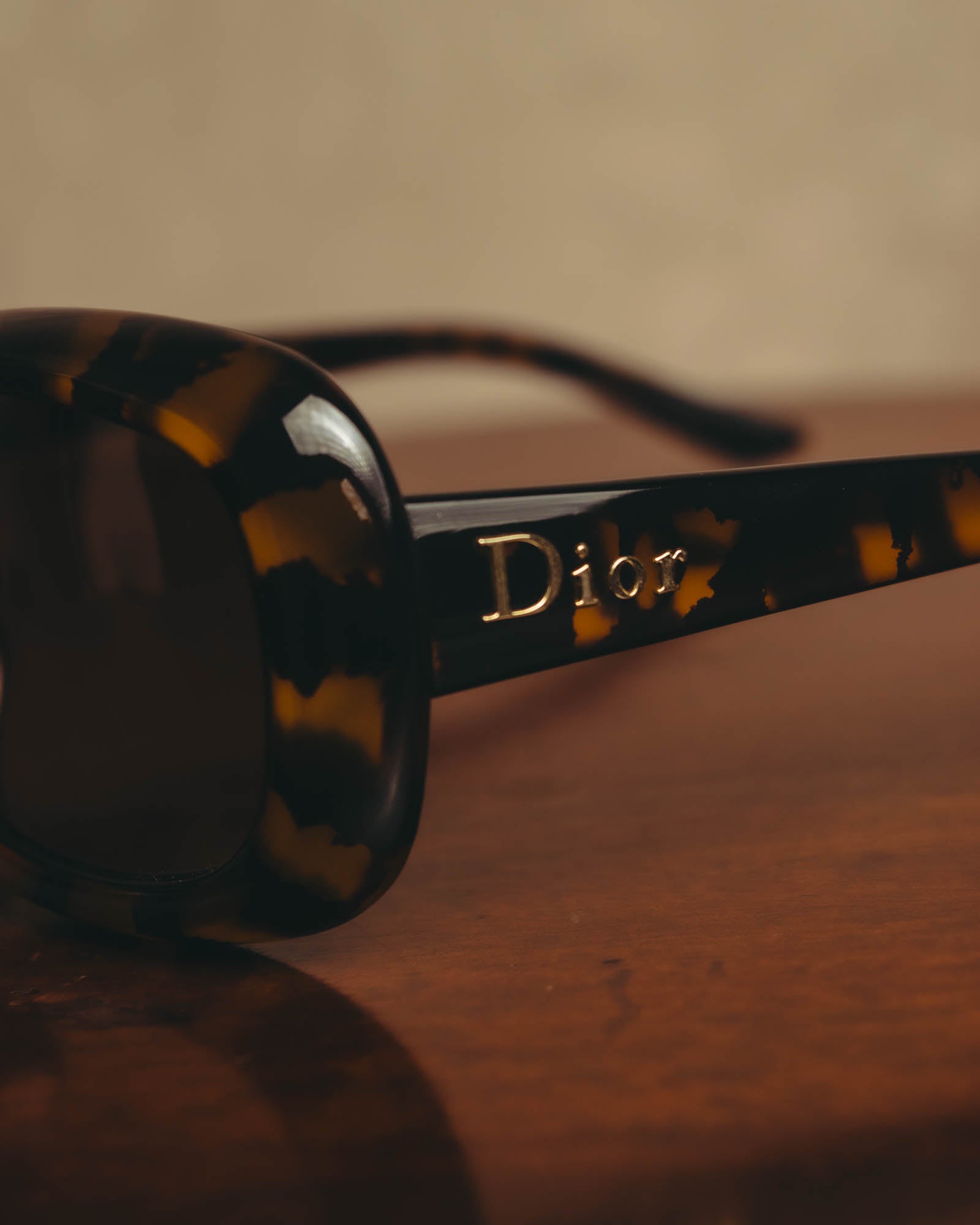 -SPECIAL- "Christian Dior" 90's Tortoiseshell oversized square sunglasses