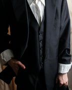 "BURBERRYS" Mohair mix classical tailored three-piece suit