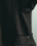 “CHANEL” 04AW textured tweed short sleeve jacket