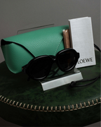 "LOEWE" Thick rim oval frame sunglasses