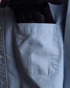 "THOM BROWNE" Hidden tricolor design cotton shirt