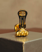 "Christian Dior" 80's-90's Gold chain clip-on earrings