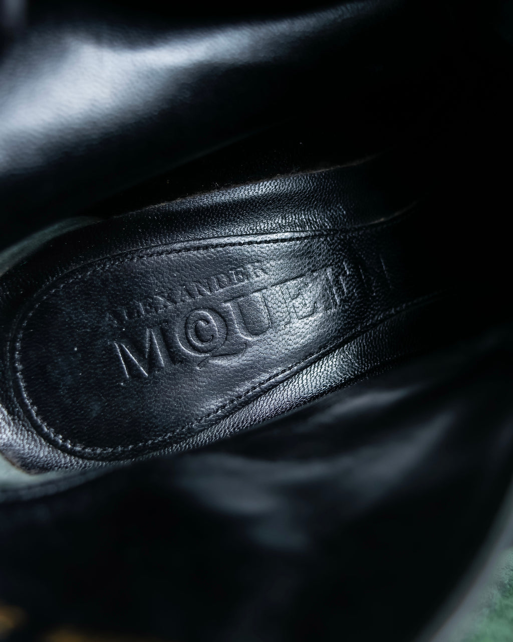 "MCQ Alexander McQueen" Studded design belted heel boots