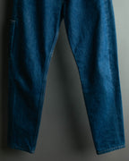“Balenciaga” 2016-18’s tapered denim pants with neon back patch