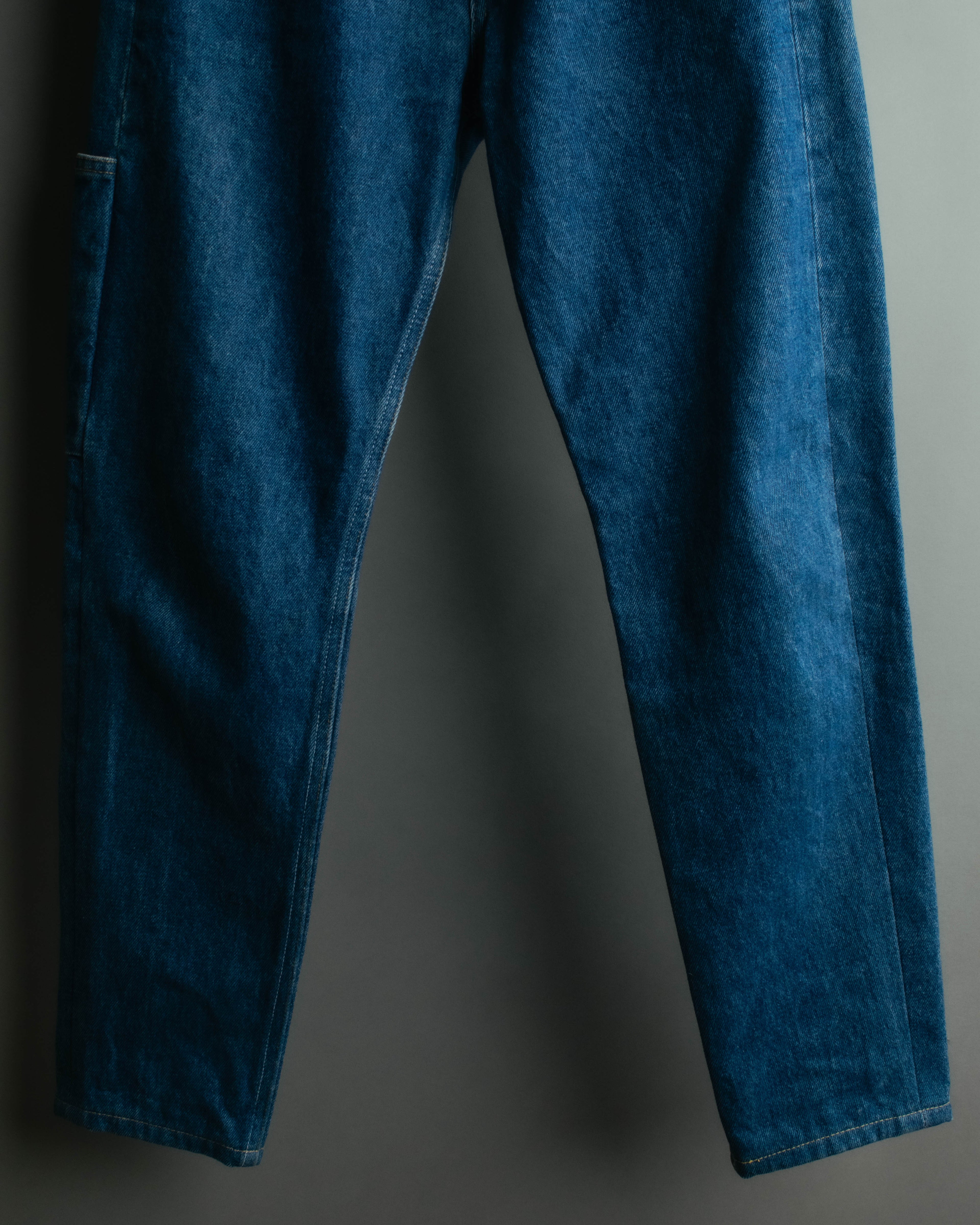“Balenciaga” 2016-18’s tapered denim pants with neon back patch