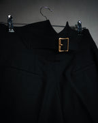 “FENDI” 90’s-00’s Sculpted V-back wide-leg trousers