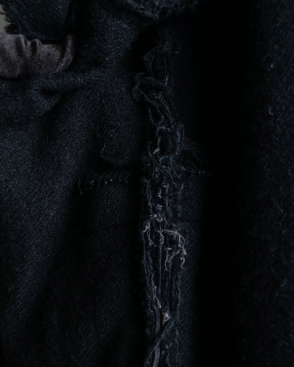 "tricot COMME des GARCONS" Fringe cut design tailored jacket