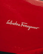 "Salvatore Ferragamo" 80's-90's Gancini three-strand pearl-style necklace