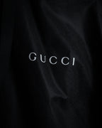 -SPECIAL- "GUCCI" 90's-00's Leather combination fur long coat