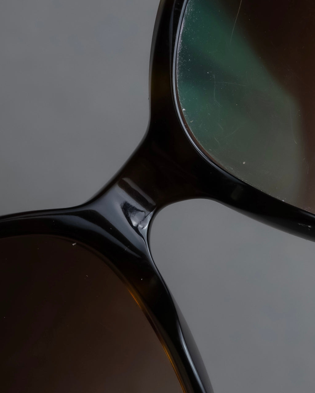 "CHANEL" Butterfly frame brown lens sunglasses