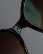 "CHANEL" Butterfly frame brown lens sunglasses