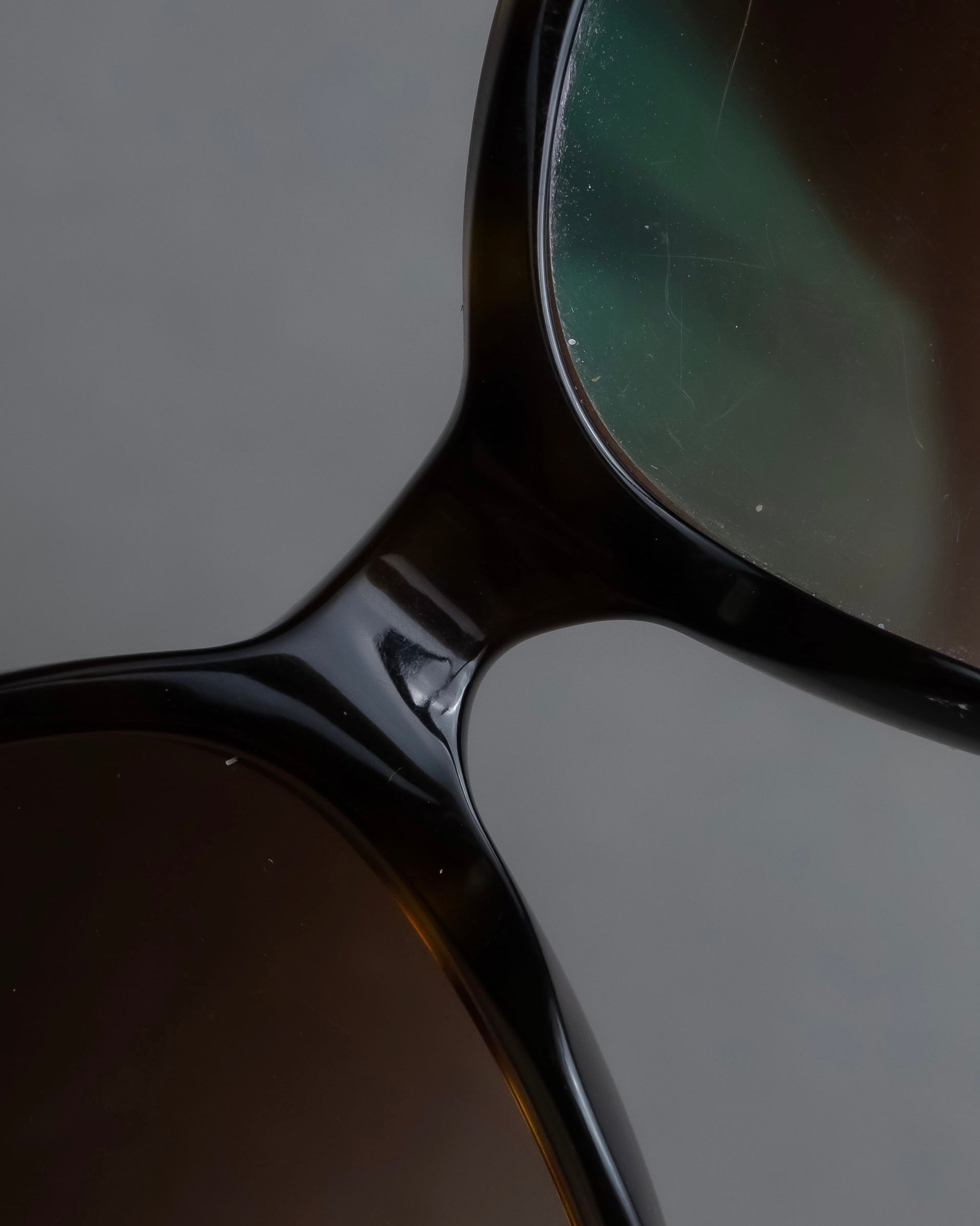 "CHANEL" Butterfly frame brown lens sunglasses