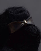 "GEORG JENSEN" Antique-like bowtie design silver ring