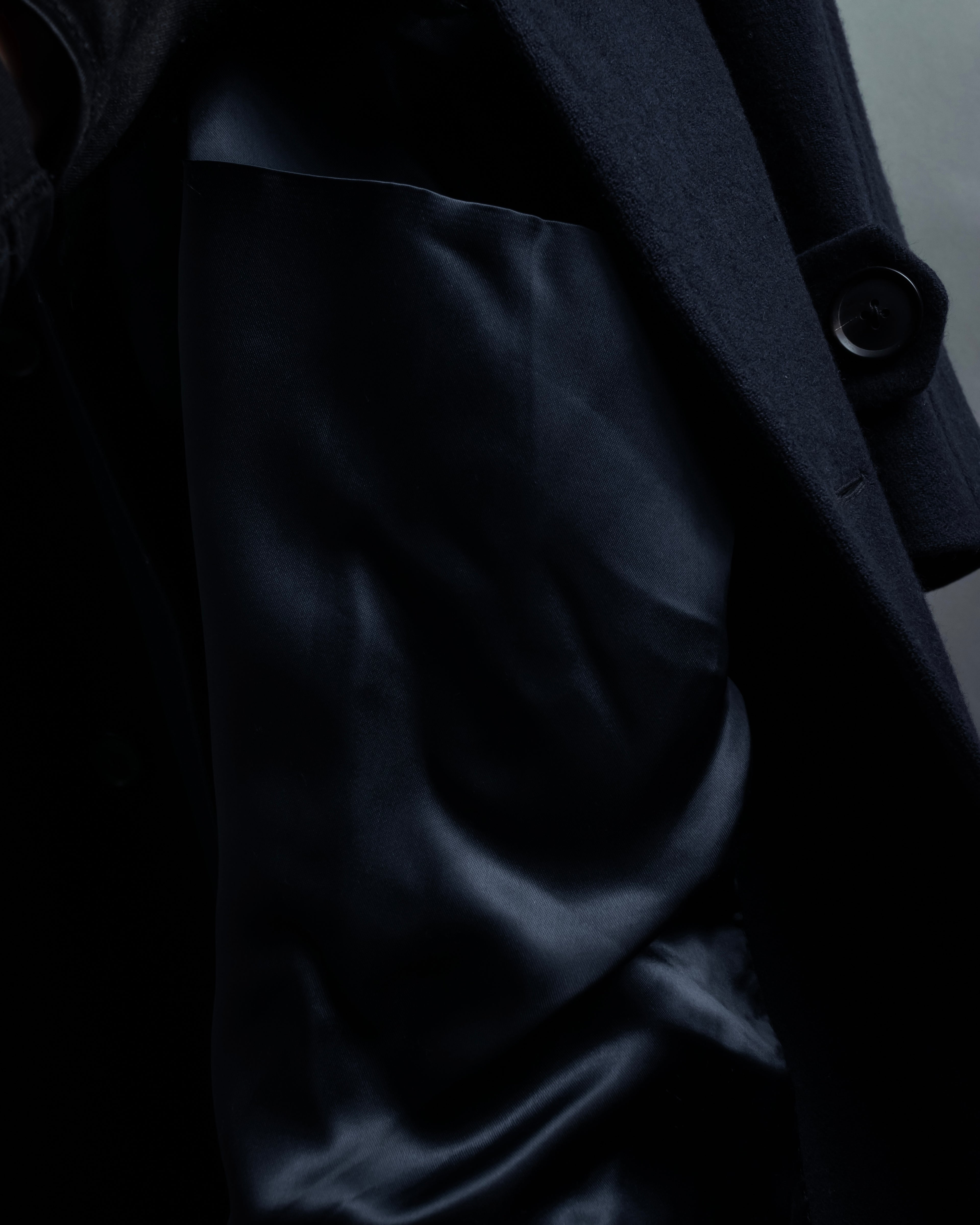 -SPECIAL- "CARUSO"
 Fur collar design belted melton coat