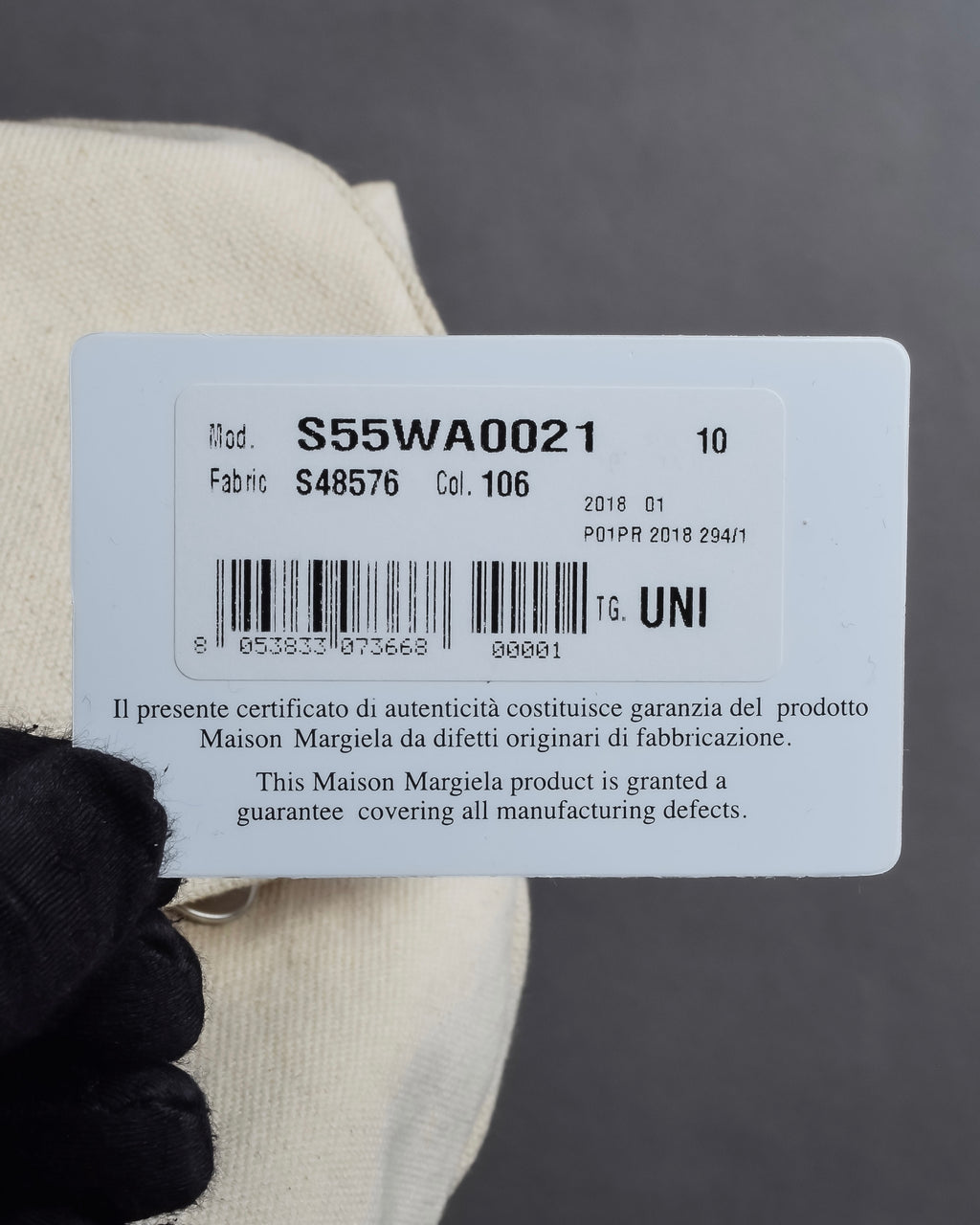 "MAISON MARGIELA" Atelier 75011 design canvas large bag