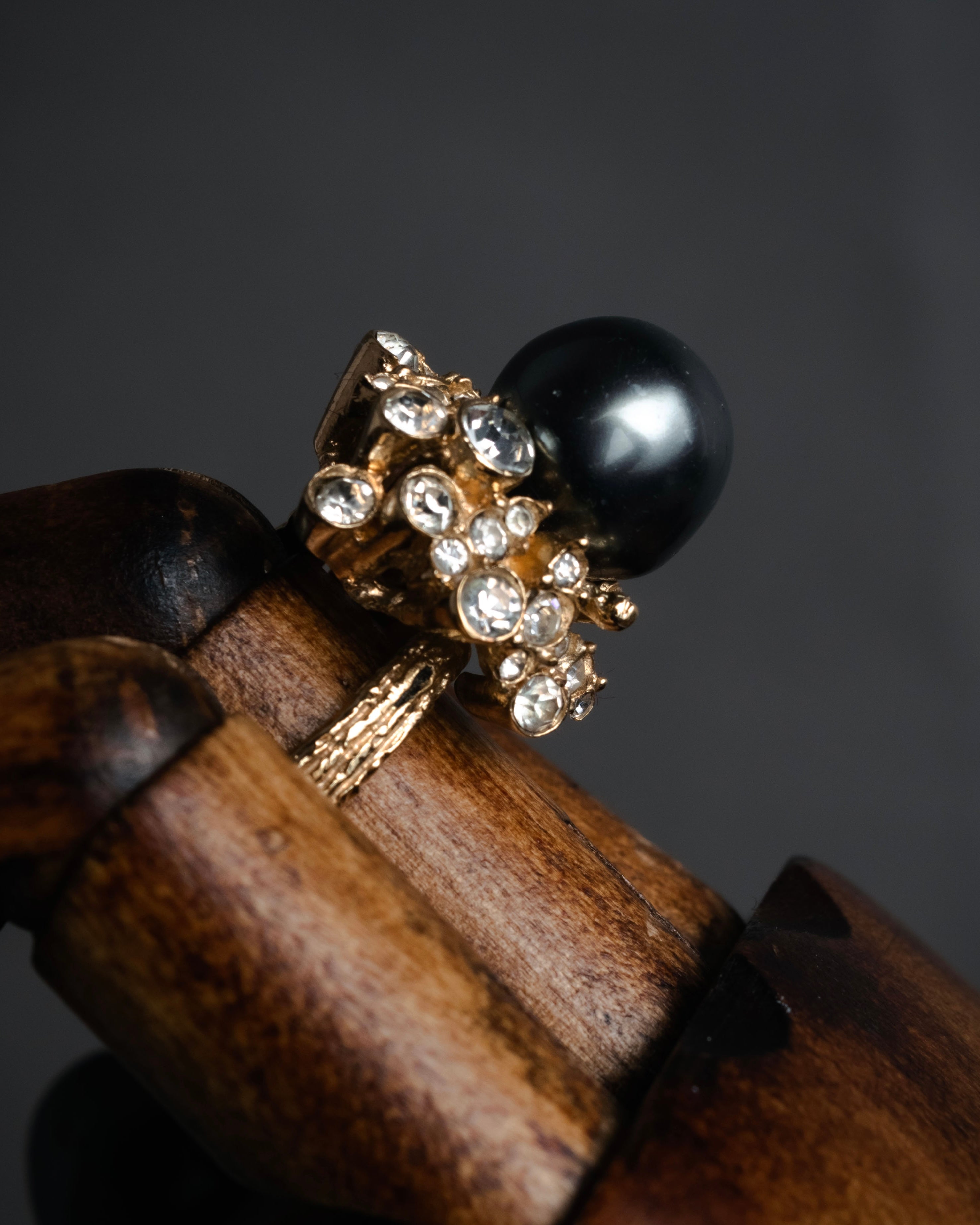 “Christian Dior” 60’s-70’s Organic pearl cluster ring