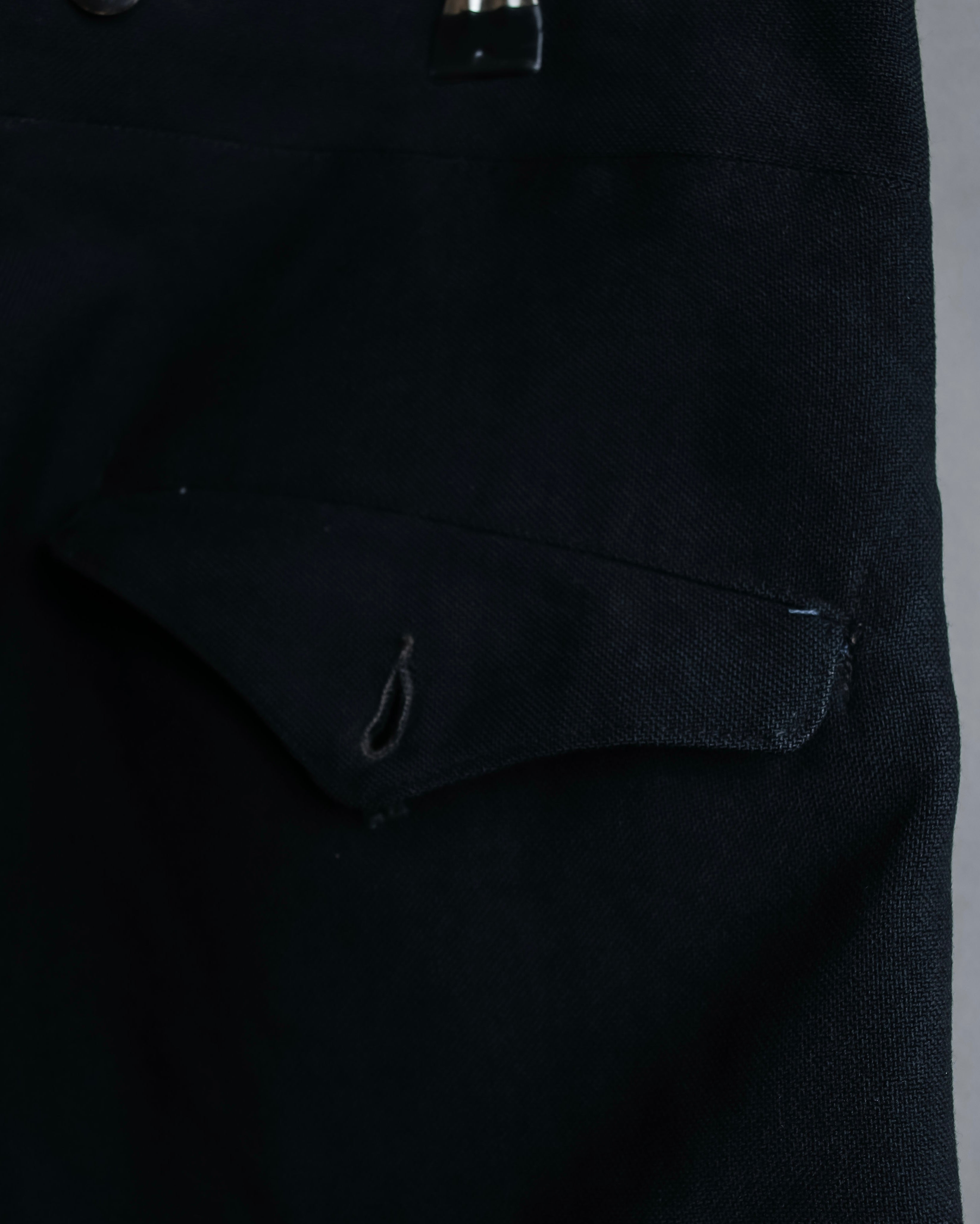 Vintage side line design wide tapered slacks