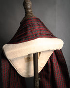 “HERMES” 80’s-90’s Bit motif geometric silk stole