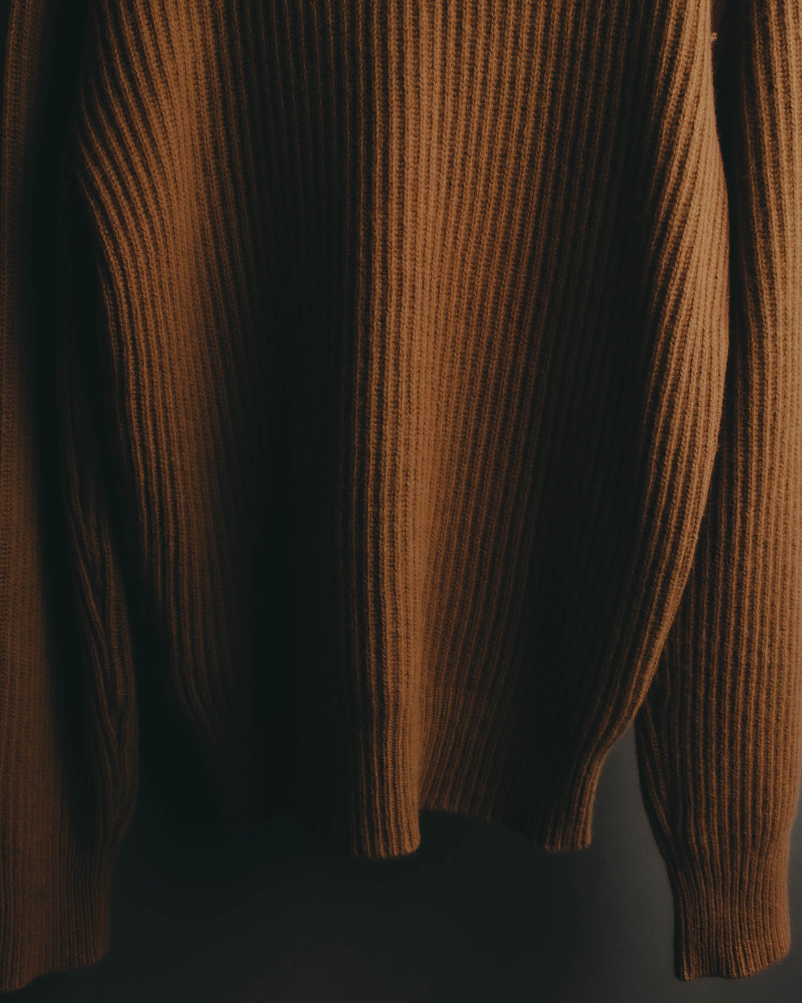 "Maison Margiela" 2021AW Textured ribbed crewneck sweater
