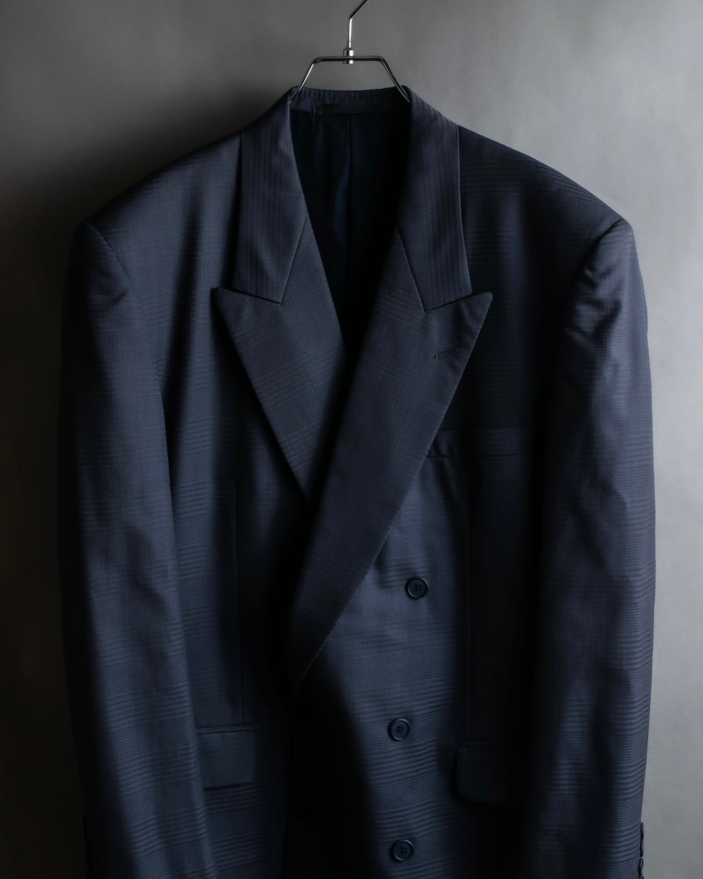 "CHRISTIAN DIOR MONSIEUR"
Shadow check pattern structured set up