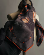 “Hermès” 2007 Kelly en calèche silk scarf
